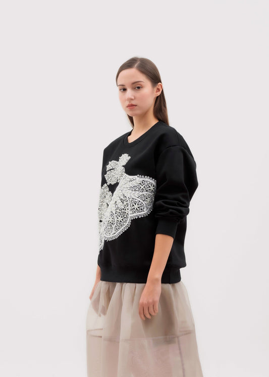 Alana Black Sweatshirt